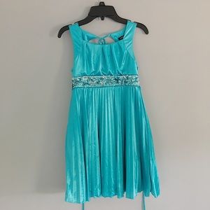 Teal My Michelle Kids Dress